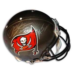  Mike Alstott Autographed Pro Line Helmet  Details Tampa 