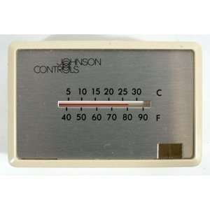 Johnson Controls T 4000 2142 Beige Plastic Thermostat Cover Horizontal 