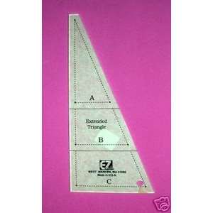  Ez Quilting Extended Triangle Template Arts, Crafts 