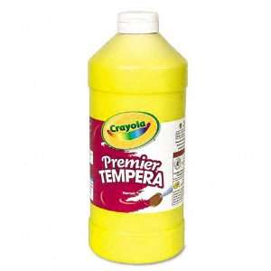  Crayola® Premier Tempera Paint, Yellow, 32 Ounces Office 