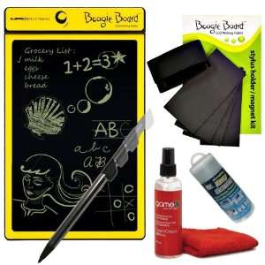  Boogie Board LCD Writing Tablet in Yellow with Boogie Board 