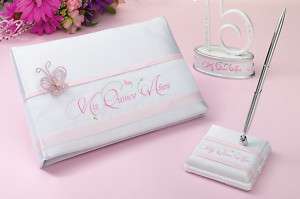 Mis Quince Anos Quinceanera Guest Book Pen Set Birthday  