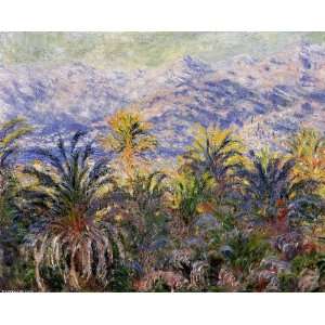   Claude Monet   24 x 20 inches   Palm Trees at Bordi