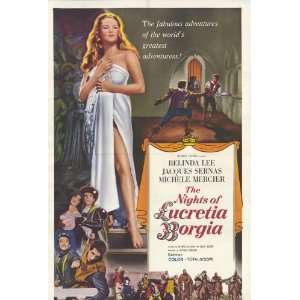 The Nights of Lucretia Borgia Movie Poster (27 x 40 Inches   69cm x 