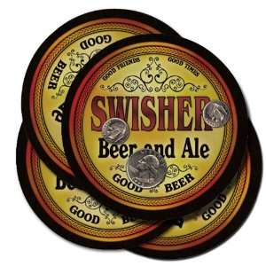  Swisher Beer and Ale Coaster Set