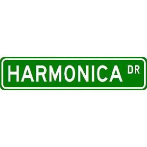  HARMONICA Street Sign ~ Custom Aluminum Street Signs 