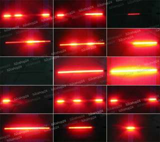 Car Red 48 LEDs Knight Rider Flash Strobe Strip Light  