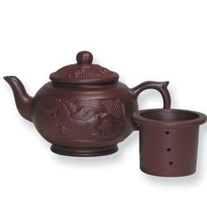  Energy Yixing Teapot with Infuser Insert, 16 Oz Capacity 