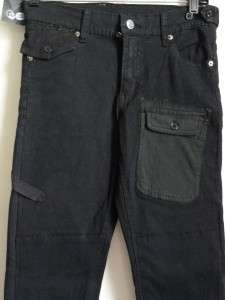   TIGHT COTTON STRETCH JEANS PANTS, Black, Size W26 / L32, $85  