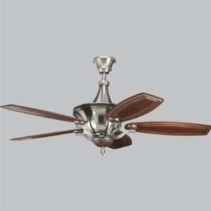    Antique Nickel Ceiling Fan With Cherry Blades