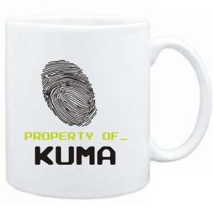  Mug White  Property of _ Kuma   Fingerprint  Female 