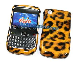 BlackBerry Curve 3G 9330 Leopard Cheetah Snap On Hard Phone Faceplate 