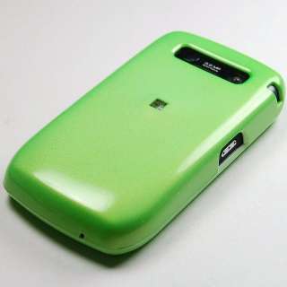 FOR BLACKBERRY CURVE 8900 LIME GREEN HARD SNAP ON COVER CASE ACCESSORY 