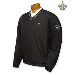 New Orleans Saints CB Weathertec Newcastle V Neck Pullover Golf Jacket