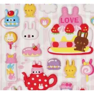  sponge sticker bunny cake donuts kawaii Toys & Games
