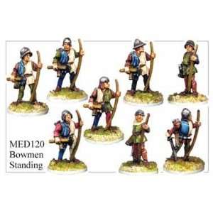  28mm Historicals   Medieval Bowmen Standing Toys & Games