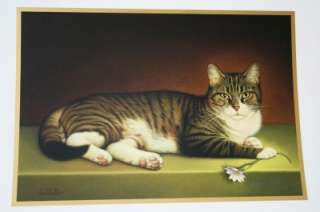 BRALDT BRALDS Ltd Ed Cat Print #458 MISS KITTY  