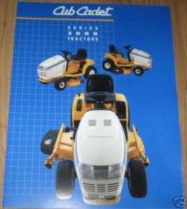 Cub Cadet Series 2000 Tractor Sales Brochure  