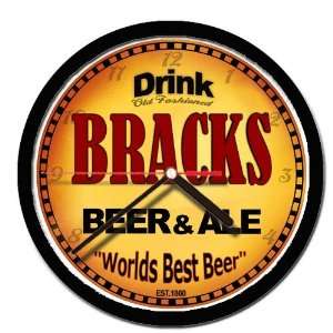  BRACKS beer and ale cerveza wall clock 