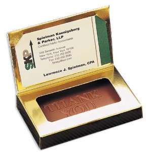  Custom Printed Chocolate and Business Card Holder   Min 