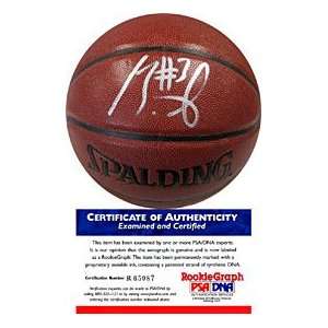 Brandon Jennings Autographed / Signed Leather Basketball (PSA/DNA)