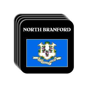  US State Flag   NORTH BRANFORD, Connecticut (CT) Set of 4 