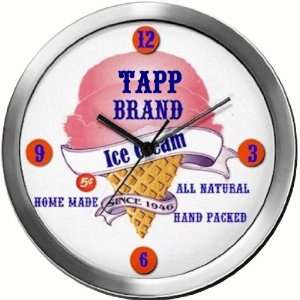  TAPP 14 Inch Ice Cream Metal Clock Quartz Movement 