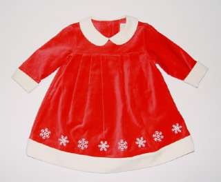   Flinders Heirlooms Infant Red Christmas Dress & Bloomers NWT  