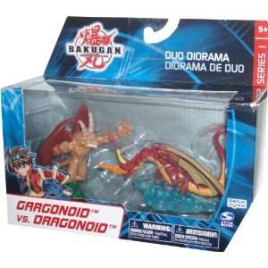   Pack Bakugan Brawl Mini Figure   Gargonoid vs Dragonoid Toys & Games
