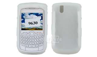 White Silicone Case For Blackberry 9630 Cellphone  