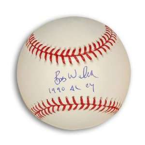   Autographed MLB Baseball Inscribed 1990 AL Cy