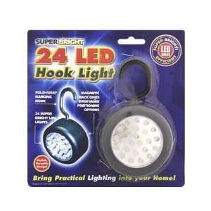  Super Bright 24 LED Magnetic Hook Light Folds Efficient 