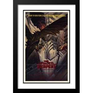  Q (The Winged Serpent) 20x26 Framed and Double Matted 