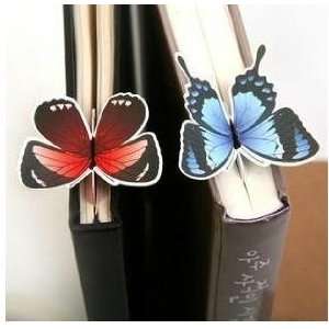  Colorful Butterfly Bookmark (Pack of 4 Pcs) Folding Novel Bookmark 