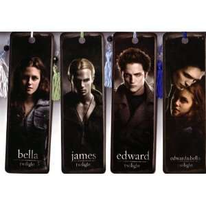  Twilight Bookmarks Set of 4 Regular size 
