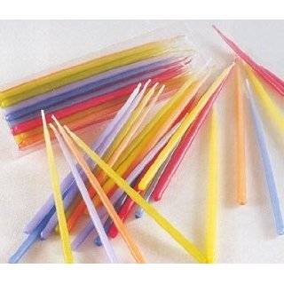 TAG Birthday Cupcake / Cake Party Candles (Tapers), Set of 24 7 Inch 