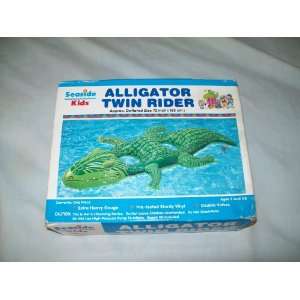    Seaside Kids Alligator Twin Rider water Float 