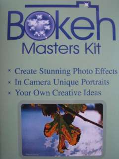 Bokeh Masters Kit by DIY Photography Unique Special Effects System 