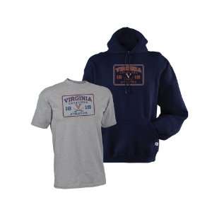 Russell Athletic Virginia Sweatshirt and Tee Combo Pack  