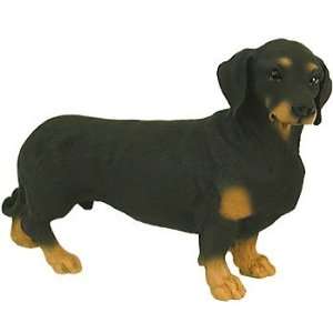  Black and Tan Dachshund Resin Figure Toys & Games