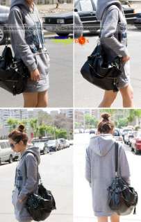 Women Fashion Large Space Handbag Shoulder Bag Tote Black Brown White 