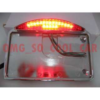 Side Mount License Plate LED Tail light for HARLEY HD3  