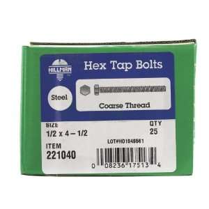  HEX TAP BOLT1/2X4.5 BX25