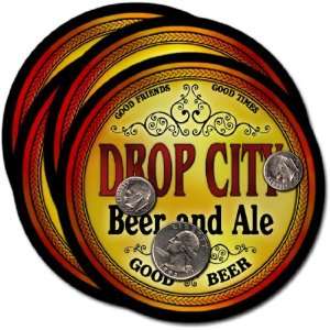  Drop City , CO Beer & Ale Coasters   4pk 
