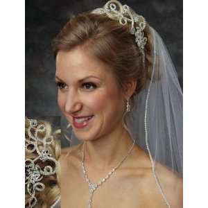  Elegant Rhinestone Bridal Hair Comb 7006 Beauty