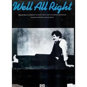  Sheet Music Well All Right Santana 201 