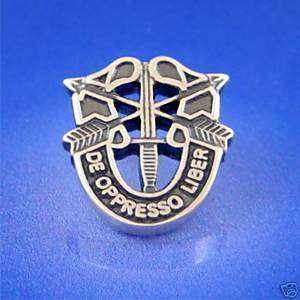 SOG Special Forces Tie Tack / Lapel Pin  Solid Sterling  