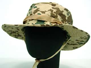 German SWAT Desert Camo BDU Milspec Boonie Hat Cap  