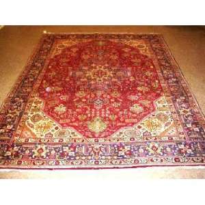  6x9 Hand Knotted Tabriz Persian Rug   96x67