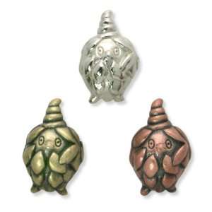  (Plant Cloak) Set of 3 ~0.75 Metallic Mini Figures [Colors Bronzy 